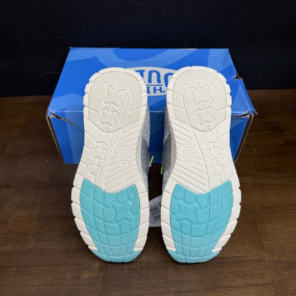 New W/ Box! Women's Hey Dude Sirocco W Speckle Colorful Grey Sneakers Size 10 - Picture 5 of 5